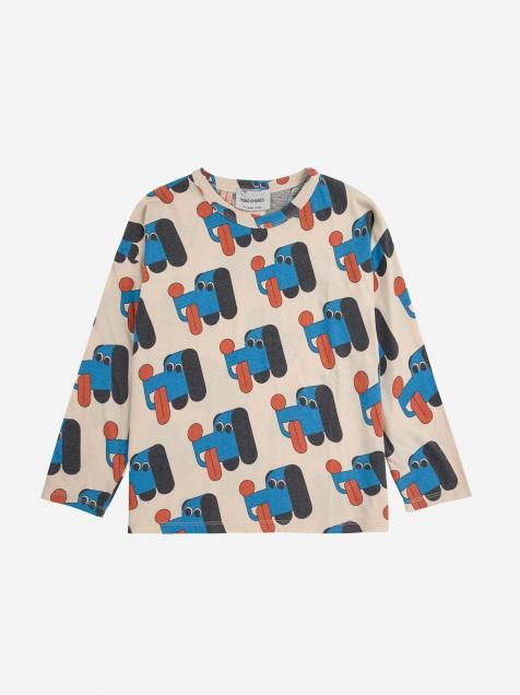 <img class='new_mark_img1' src='https://img.shop-pro.jp/img/new/icons14.gif' style='border:none;display:inline;margin:0px;padding:0px;width:auto;' />AW25 BOBOCHOSES /Doggy Mate all over Tshirt (2-3y,4-5y,6-7y)