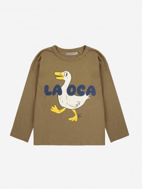 <img class='new_mark_img1' src='https://img.shop-pro.jp/img/new/icons14.gif' style='border:none;display:inline;margin:0px;padding:0px;width:auto;' />AW25 BOBOCHOSES /La Oca Tshirt (2-3y,4-5y,6-7y)