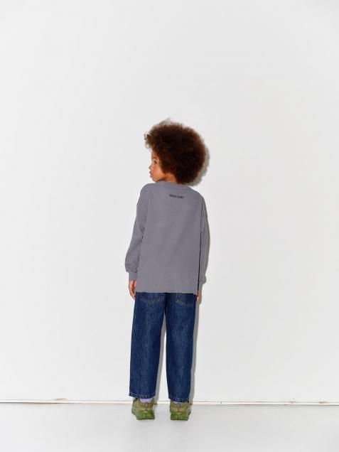 <img class='new_mark_img1' src='https://img.shop-pro.jp/img/new/icons14.gif' style='border:none;display:inline;margin:0px;padding:0px;width:auto;' /> AW25 main story  Waffle Tee - Pewter(2,4,6,8,10y)