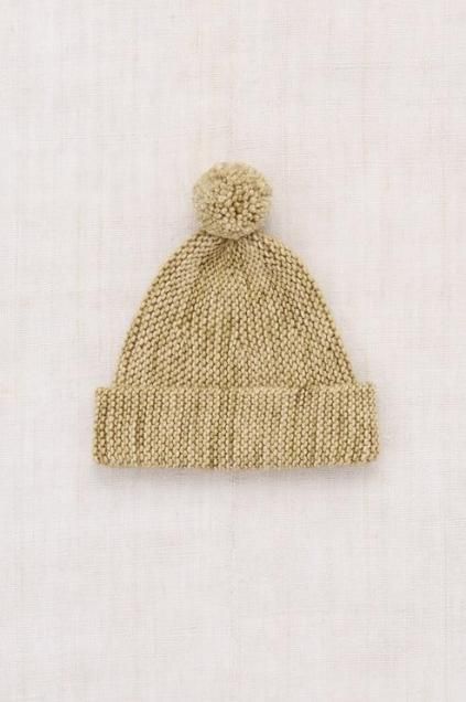 <img class='new_mark_img1' src='https://img.shop-pro.jp/img/new/icons14.gif' style='border:none;display:inline;margin:0px;padding:0px;width:auto;' />AW25 Misha&Puff / Baby Garter Hat / Pebble / 12-24m