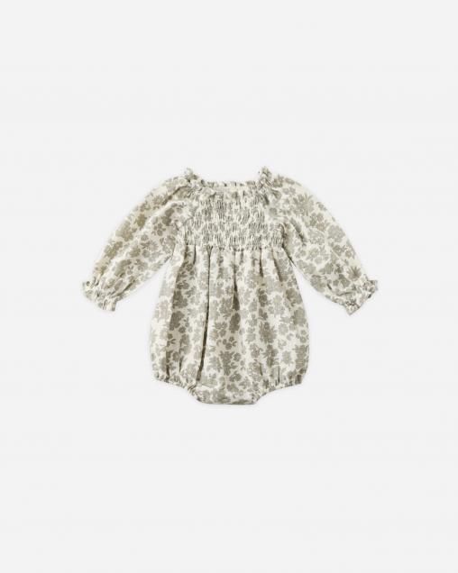 <img class='new_mark_img1' src='https://img.shop-pro.jp/img/new/icons14.gif' style='border:none;display:inline;margin:0px;padding:0px;width:auto;' />AW25 QUINCYMAE /EDEN ROMPER || GREEN FLORAL