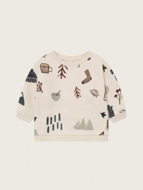 <img class='new_mark_img1' src='https://img.shop-pro.jp/img/new/icons14.gif' style='border:none;display:inline;margin:0px;padding:0px;width:auto;' />AW25 organic zoo NEW
COSY WILD SWEATSHIRT UNDYED   (6-12m,1-2y,2-3y,3-4y,4-5y)