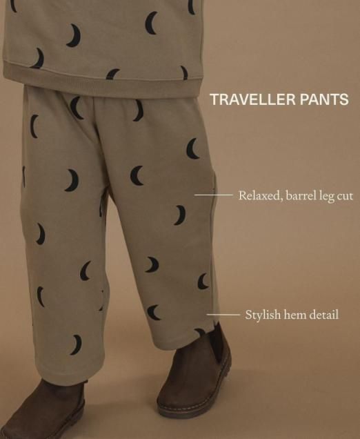 <img class='new_mark_img1' src='https://img.shop-pro.jp/img/new/icons14.gif' style='border:none;display:inline;margin:0px;padding:0px;width:auto;' />AW25 organic zoo NEW
DUSKY MIDNIGHT TRAVELLER PANTS (1-2y,2-3y,3-4y,4-5y)