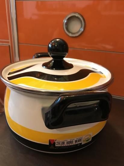 昭和レトロ MARUBISHI マルビシ ホーロー両手鍋 昭和レトロ MARUBISHI マルビシ ホーロー両手鍋