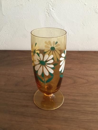 昭和レトロ SOGA GLASS Chum 脚付きグラス / タンブラー たんぽぽ 昭和レトロ SOGA GLASS Chum 脚付きグラス / タンブラー たんぽぽ