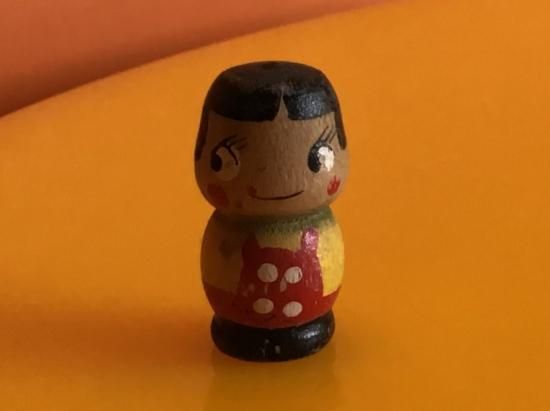 Fujiya 不二家 ペコちゃん ハイカップ こけし 当時物 最小サイズ
