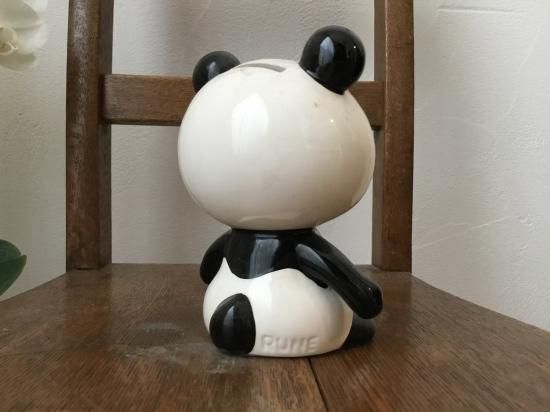昭和レトロ 内藤ルネ パンダ 陶器製 貯金箱【MR PANDA】 昭和レトロ 内藤ルネ パンダ 陶器製 貯金箱【MR PANDA】