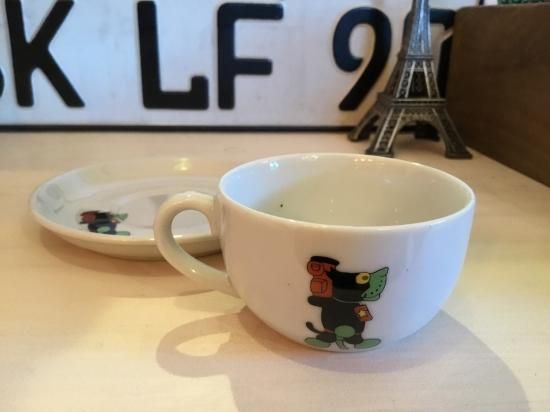 昭和レトロ のらくろ カップ＆ソーサー