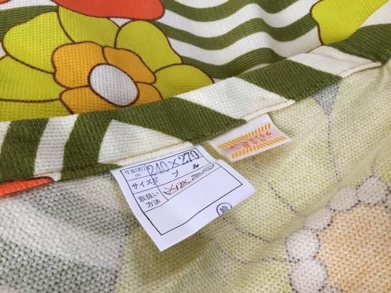 昭和レトロなベッドスプレッド/ ベッドカバー フランスベッド 昭和レトロなベッドスプレッド/ ベッドカバー フランスベッド
