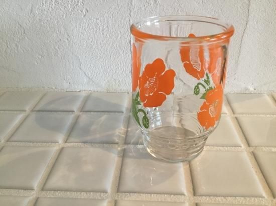 昭和レトロな冷やしあめ 瓶 ポピー柄