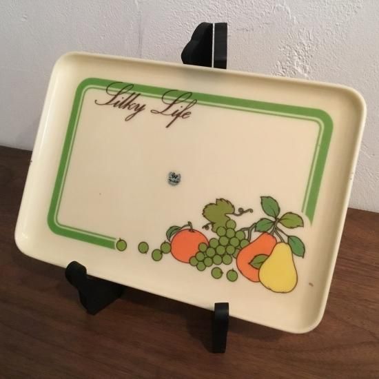 昭和レトロ 洋梨型 ホーローケトル 果物 フルーツ レトロポップな花柄