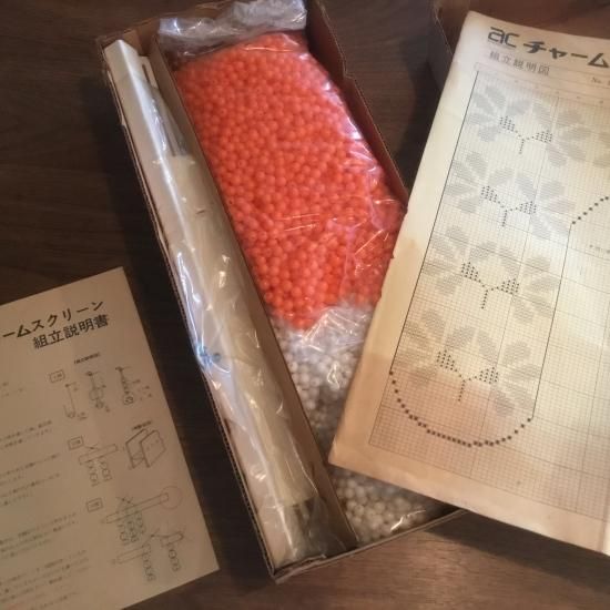 花柄ビーズのれん 手作りキット
