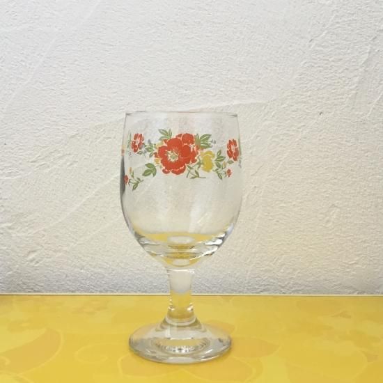 昭和レトロ 佐々木ガラス ワイングラス / ゴブレット