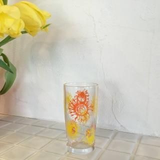 昭和レトロな花柄キッチンワゴン キャスター付き