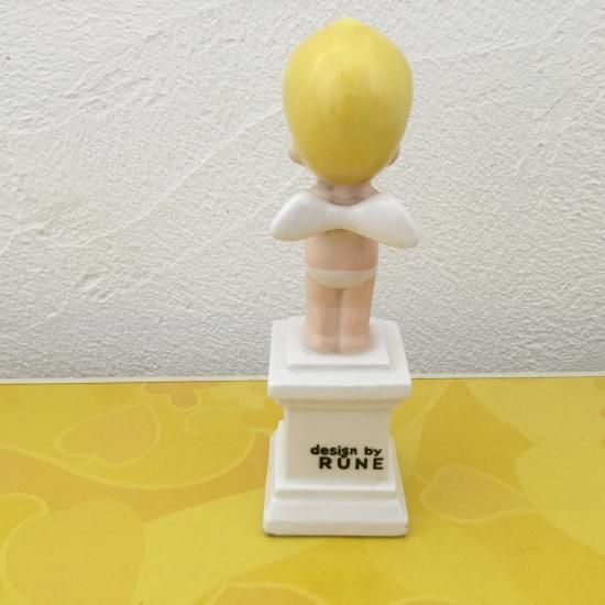 内藤ルネ【RUNE】 陶器製天使の置物 内藤ルネ【RUNE】 陶器製天使の置物
