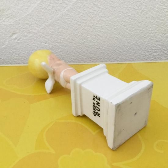 内藤ルネ【RUNE】 陶器製天使の置物
