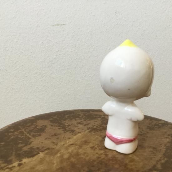 内藤ルネ RUNE 陶器製天使 置物2点 ヴィンテージ 昭和レトロ 内藤ルネ RUNE 陶器製天使 置物2点 ヴィンテージ 昭和レトロ