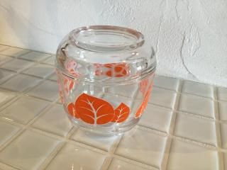 昭和レトロなガラスの灰皿