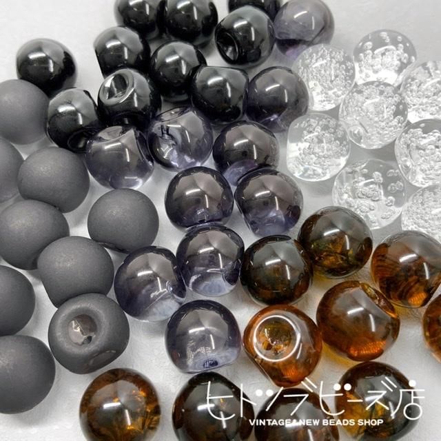【全5種】鈴丸ビーズ12mm 4個｜ヒトツブビーズ店