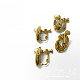 Vintage Oval pearl earrings