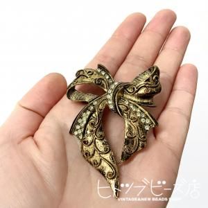 再販＞18×13mm用:ヴィンテージスタイル セッティング ブローチ