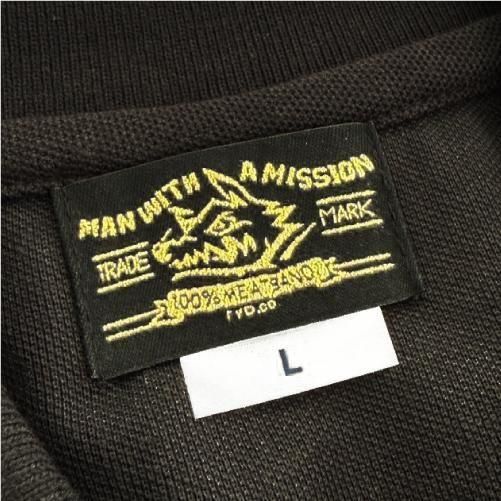 MAN WITH A MISSION 爪痕ポロシャツ（ブラック） - MWAM Web Shop