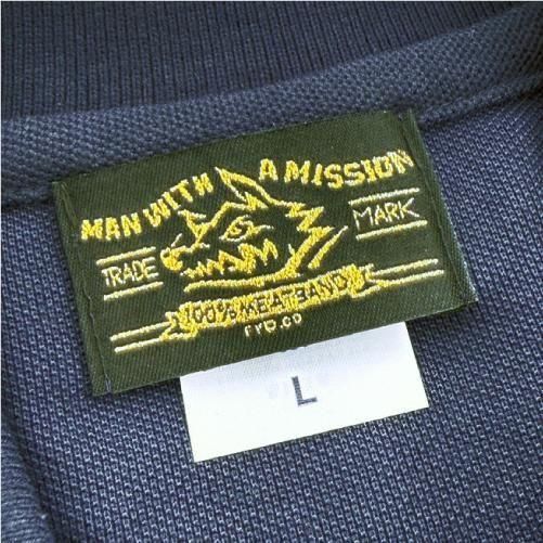 MAN WITH A MISSION 爪痕ポロシャツ（ネイビー） - MWAM Web Shop