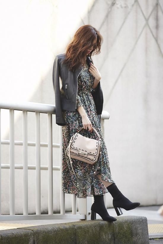 seventen - フラワープリントドレス -