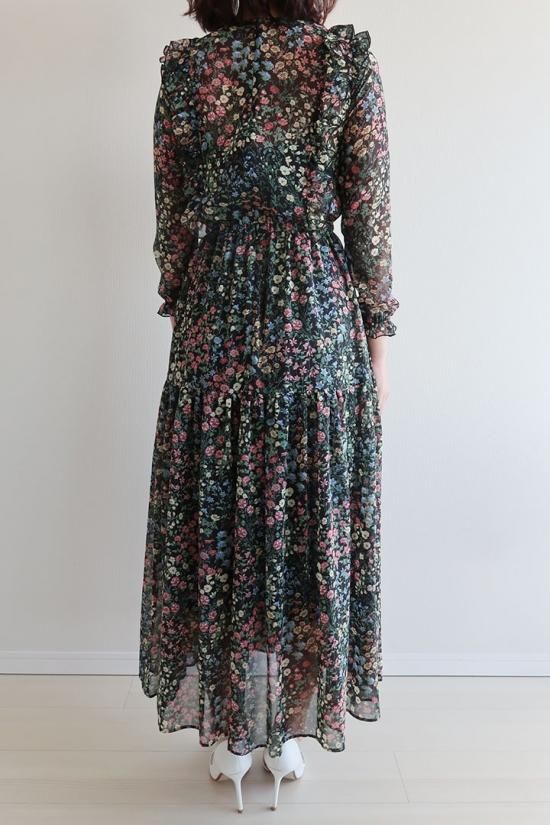 seventen - フラワープリントドレス -