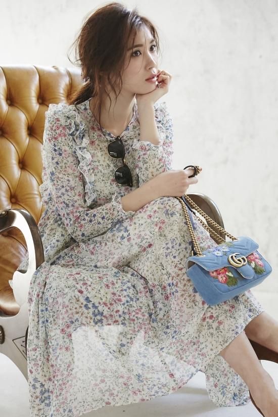 seventen - フラワープリントドレス -