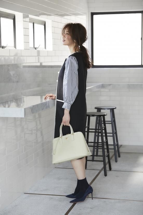 seventen パールボタン2WAYワンピース (ネイビー) | myglobaltax.com
