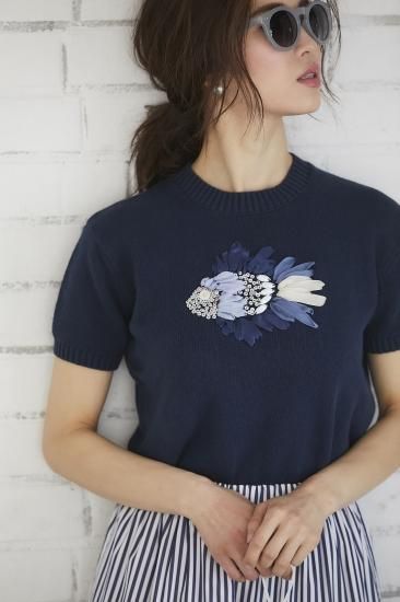 SEVENTEN トロピカルフィッシュニット トロピカルフィッシュニット -seventen-