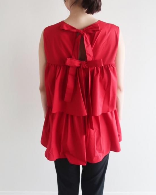 完売　セブンテン　バックリボン　トップス バックリボントップス -seventen-