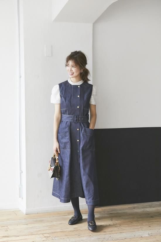 FOXEY2019年Back Botton Downワンピース40極美品Rene