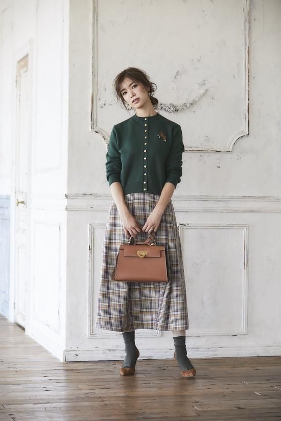 ワンポイント刺繍カーディガン-seventen-