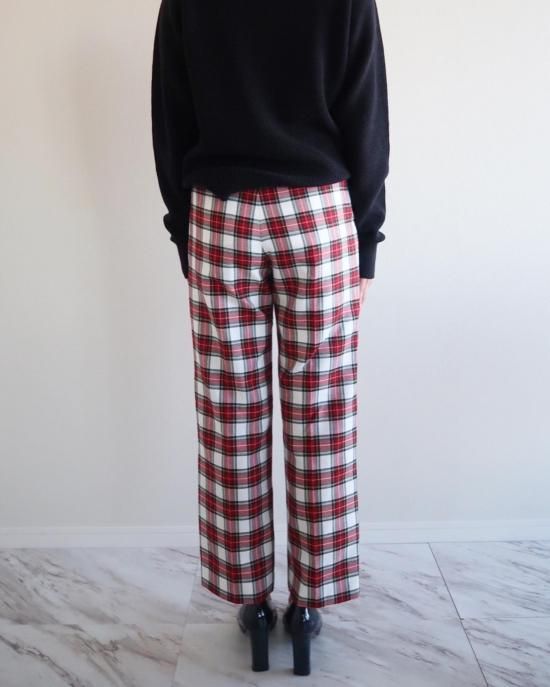 40%off】パールボタンチェックパンツ(ネイビー) - seventen 40%off】パールボタンチェックパンツ(ネイビー) - seventen