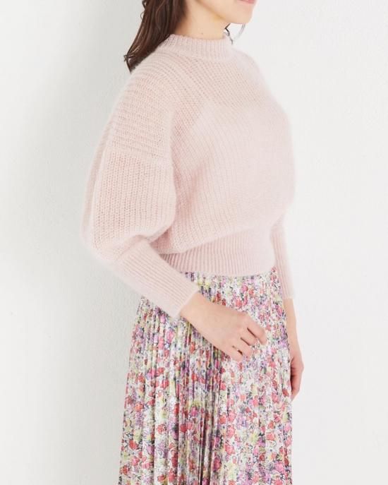 【新品】make ai モヘアコート(ピンク) original）モヘアコート | make_ai