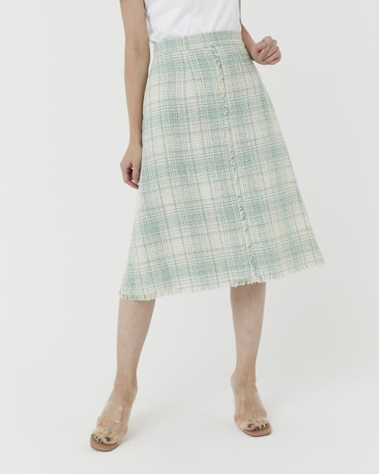 pinko❤︎ツイードスカート サマーツイードスカート(ピンク) - seventen