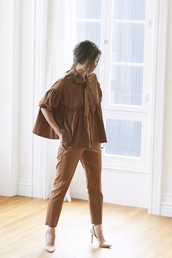 再入荷】ベーシックツイルパンツ(キャメル) - seventen