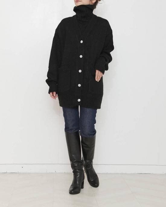 レイヤードタートルニット(ホワイト) - seventen