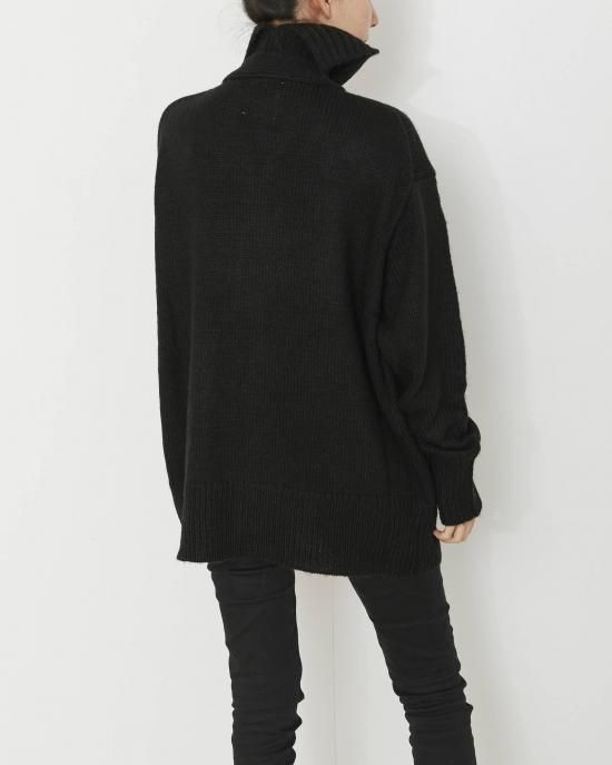 レイヤードタートルニット(ホワイト) - seventen