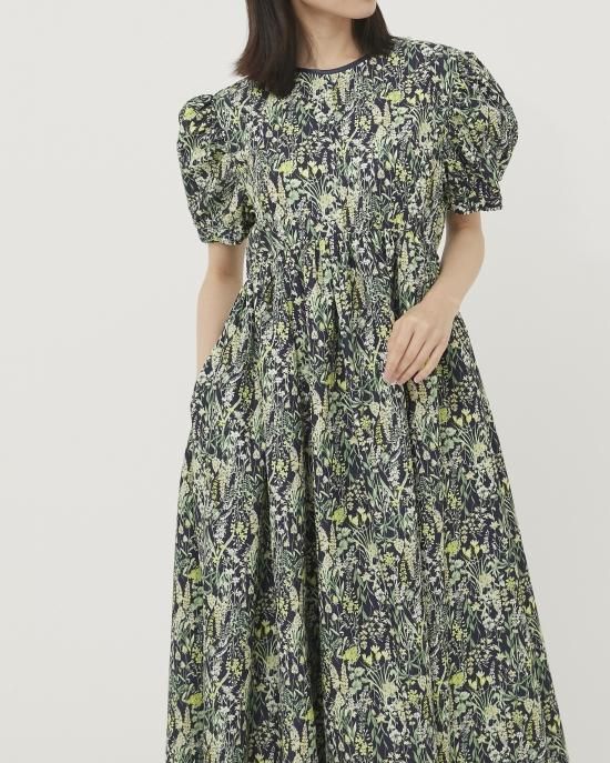 フローラル ジョーゼット マキシ ドレス|マイケル・コース