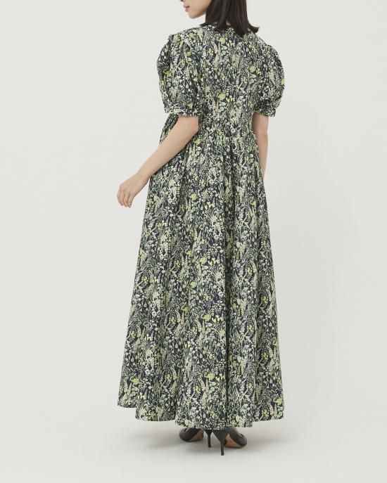 定価3.6万　完売品　SEVEN TEN 襟付きタフタワンピース　ネイビー 襟付きタフタワンピース(ネイビー) - seventen