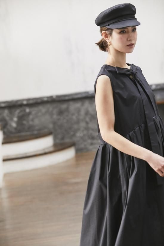 再入荷】タフタボウタイドレス(ブラック) - seventen