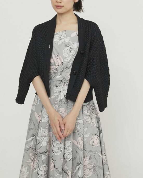 SEVENTEN♡ストローヤーンカーディガン♡ ストローヤーンカーディガン(グレー) - seventen