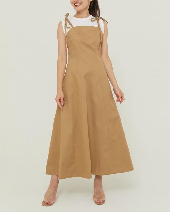 50%off】リボンストラップキャミワンピース(デニム) - seventen 50%off】リボンストラップキャミワンピース(デニム) - seventen