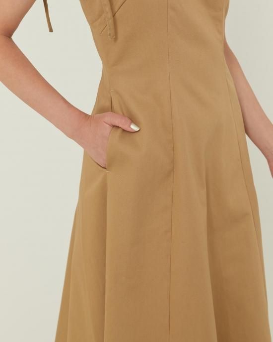 50％off】リボンストラップキャミワンピース(デニム) - seventen