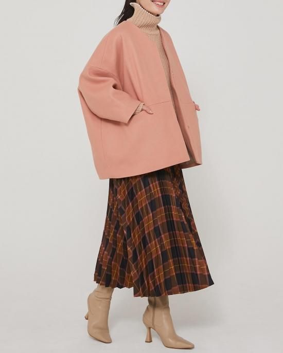 ミディアムコクーンコート(イエロー) - seventen