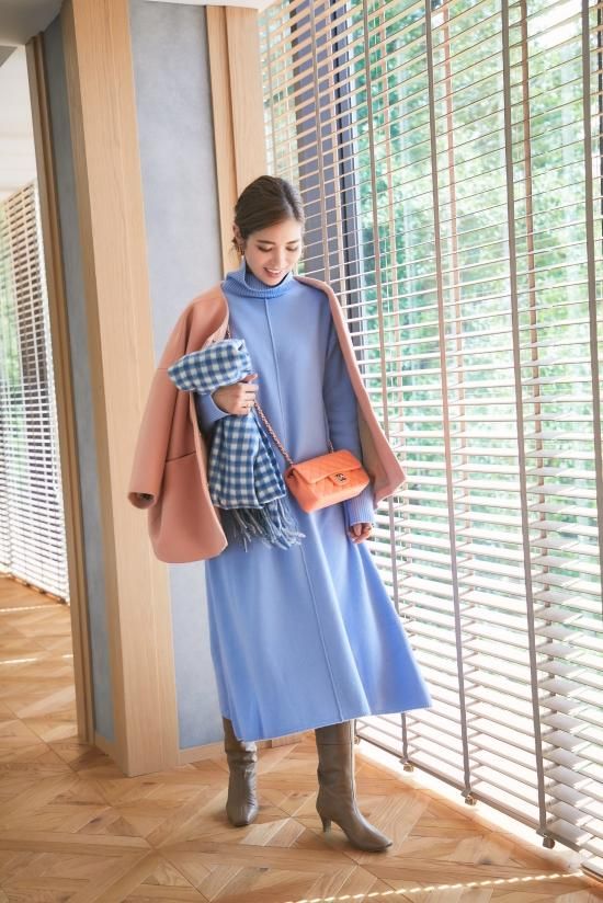 ミディアムコクーンコート(コーラルピンク) - seventen