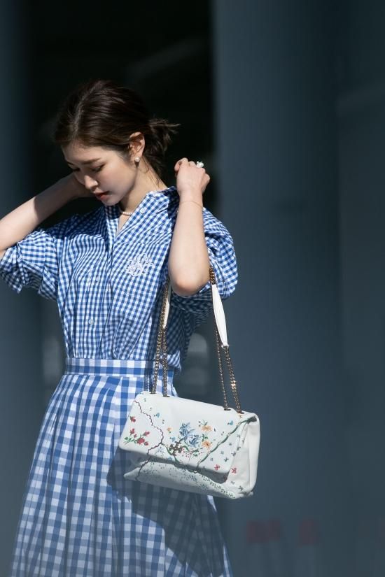 新品セブンテンSEVENTENヴィンテージプリントタックスカート レッド 赤